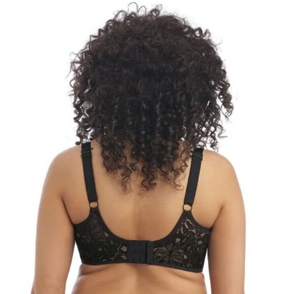 Elomi Kelsey Bralette Underwire Black Lace Bra ~ 300524 - Picture 3 of 4
